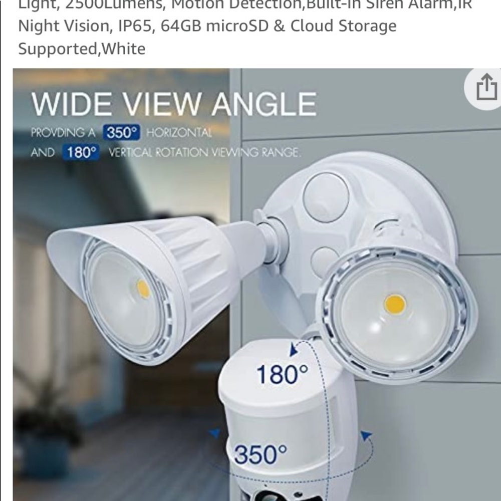 Smart floodlight camera - Picture 3 of 8